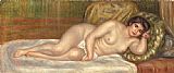 Pierre Auguste Renoir Famous Paintings - Femme nue couchee